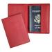 Royce Leather Passport Holder and Travel Document Organizer in Genuine Leather