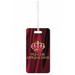 Princess Approaching Burgundy Large Hard Plastic Double Sided Luggage Identifier Tag