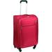 Protege Vapor Lightweight Rolling Suitcase, Red