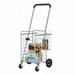 Hot SALE! Folding Shopping Cart,lightweight Grocery Shopping Small Cart Foldable Portable Trolley Household Luggage Trailer Can Sit shopping cart