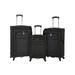 Travelers Lenigrad 3 pc. Spinner Luggage Set - Black