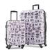 American Tourister Disney Mickey Mouse and Minnie Mouse 2-Piece Hardside Spinner Travel Set, 21-inch, 28-inch, Luggage Sets, 2 Pieces