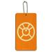 Green Lantern Blackest Night Orange Lantern Logo Wood Luggage Card Suitcase Carry-On ID Tag