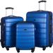 OUNONA 3Pcs Luggage Set Hardside Spinner Suitcase Portable Luggage Case with TSA Lock