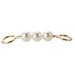 Winnereco Women Bag Replacement Chain Strap Extender Imitation Pearl Bead Decor (C)