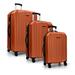 Elite Luggage Long Beach 3-Pc. Hardside Spinner Luggage Set, Orange