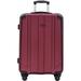 Spinner Luggage With Built-In Tsa And Protective Corners, P.E.T Light Weight Carry-On 20" 24" 28" Suitcases (28 Inch, Mahogany Red)