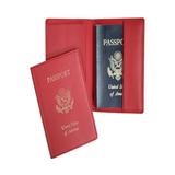 Foil Stamped Passport Jacket - Red