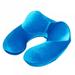 Portable Inflatable Soft Velvet Travel Neck Pillow Set, U Shape, Neck Support for Cars, Airplanes Office Camping and Washable