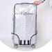 ZDMATHE Fashion Waterproof Dustproof Rain Cover Clear Luggage Cover Travel Luggage Suitcase Cover 4 Size 20-28 Inch