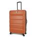 Protege 28" Checked Colossus ABS Hard Side Luggage with Spinner Wheels, Orange