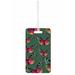 Green Butterfly Scatter Jacks Outlet TM Double-Sided Luggage Identifier Tag