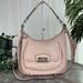 Coach Bags | Coach Kristen Woven Leather Hobo Shoulder Bag 19314 Sv/Tuberose | Color: Pink | Size: Medium