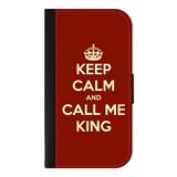 Keep Calm and Call Me King - Passport Cover / Card Holder for Travel