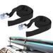 Tebru Cargoes Strap,Buckle Tieâ€‘down Belt,2pcs Buckle Tieâ€‘down Belt Cargoes Strap for Outdoor Luggage Camping Bag Strong Ratchet Belt