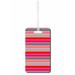 Pink Stripes Jacks Outlet TM Double-Sided Luggage Identifier Tag