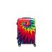 FUL Tie-dye Swirl 24 Inch Spinner Rolling Luggage Suitcase, ABS Hard Case, Upright, Tie-dye