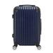 Large Luggage Bags for Travel, 20 inch Waterproof Spinner Suitcase for Women, Nary Blue ABS Trolley Carry On Big Suitcases for Traveling