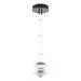 Hubbardton Forge Cairn 1 - Light Single Geometric LED Pendant Glass in White | 10 H x 6 W x 6 D in | Wayfair 139973-LED-STND-85