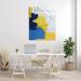 Stupell Industries Bold Lively Shapes Modern Yellow Abstract Collage Super Oversized Stretched Canvas Wall Art By Urban Epiphany Canvas | Wayfair