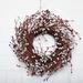 The Holiday Aisle® 18" Floral Wreaths Wood/Twig in Red/White | 18 H x 18 W x 6 D in | Wayfair E248BAE91E1E41DA8952B33BF4EF9D42
