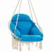 Dakota Fields Arlow Hanging Chair Hammock Cotton, Size 52.4 H x 23.6 W in | Wayfair B6841897682944C1830610795838954A