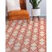 Brown/Pink/Red Area Rug - Corrigan Studio® CONCORDE PINK Area Rug By Becky Bailey Polyester in Brown/Pink/Red, Size 48.0 W x 0.08 D in | Wayfair