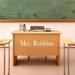 Inbox Zero Personalized Custom Teachers Name Wall Decal Vinyl in White | 3.3 H x 15 W in | Wayfair 0BFE6D93446841DD8E6A36095D246856