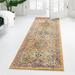 Blue/Indigo 24 x 0.33 in Area Rug - Langley Street® Alkire Floral Yellow/Indigo Blue/Red Rust Area Rug | 24 W x 0.33 D in | Wayfair