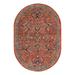 White 47 x 0.33 in Area Rug - Langley Street® Alkire Floral Brick Red Area Rug | 47 W x 0.33 D in | Wayfair AAC6E87026244919AE0E1C3D344C4293