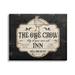 The Holiday Aisle® The Olde Crow Inn Halloween Sign Est. 1757 by Jennifer Pugh - Graphic Art Canvas in Black | 16 H x 20 W in | Wayfair