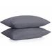 Alwyn Home Brushed Pillowcase Case Pack Microfiber/Polyester in Gray | Queen | Wayfair 01E64BBD824445D5A426597A776916C1