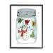 The Holiday Aisle® Joy Text Snowman Christmas Tree Lights Country Jar by Livi Finn - Painting Wood in Brown | 14 H x 11 W x 1.5 D in | Wayfair