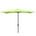 Arlmont & Co. 10 Ft X 6.5 Ft Patio Market Rectangular Umbrella Metal in Green | 96.5 H x 118 W x 79 D in | Wayfair 0E04D646871A43FA96F123CFED997489