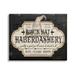 The Holiday Aisle® Black Hat Haberdashery Halloween Sign Spooky Heirloom Quality by Jennifer Pugh - Graphic Art in Brown | Wayfair
