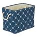 Gracie Oaks Pet Trellis Paw Fabric Bin Fabric in Blue | 15 H x 12 W x 17.5 D in | Wayfair FF6605E75FF24A69899AE31E79CDB84B