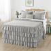 4 Piece Knit Ruffled Style Bed Skirt Coverlets Bedspreads