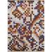 Modern Checkered Gabbeh Wool Area Rug Hand-knotted Living Room Carpet - 8'0" x 10'0"