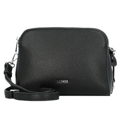 L.CREDI Franka Umhängetasche 24 cm schwarz Schwarz Damen Image