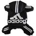 Black Adidog Logo Dog Jumpsuit, X-Small