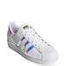 Adidas Shoes | Holographic Adidas Superstar | Color: Silver/White | Size: 6