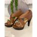 Michael Kors Shoes | New Cognac Brown Michael Kors High 7.5 $275 Comfortable Stunning Rubberized Grip | Color: Brown/Tan | Size: 7.5