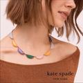 Kate Spade Jewelry | Kate Spade Half Moon Scallop Collar Necklace | Color: Blue/Pink | Size: Os