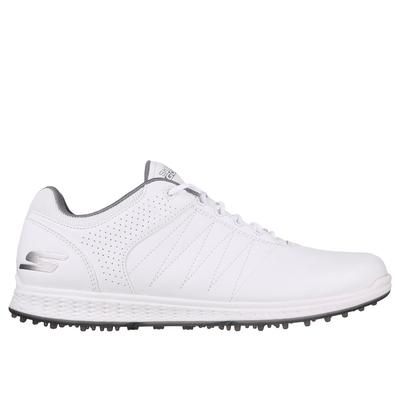 Skechers Men's GO GOLF Pivot Shoes | Size 13.0 Extra Wide | White/Gray | Textile/Synthetic