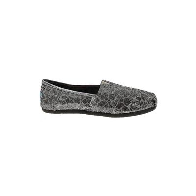 TOMS Flats: Silver Shoes - Size 7 1/2