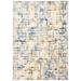 MDA Home Colores 5'x8' Abstract Transitional Fabric Area Rug in Yellow/White - MDA Rugs CL0158