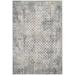 MDA Home Christian 8'x11' Geometric Fabric Area Rug in Cream/Gray - MDA Rugs CY06811