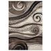 "MDA Home Rhodes Brown Contemporary Polypropylene Area Rug - 2'1"" x 3'3"" - MDA Rugs RD0123"