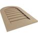 Ekena Millwork Timberthane Round Top Faux Wood Non-Functional Gable Vent, Primed Tan | 12 H x 14 W in | Wayfair GVURRT14X12DSMPR