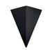 Orren Ellis Juliaan Ambiance - Really Big Triangle Wall Sconce - Carbon Matte - GU24 LED Ceramic in Black | 25 H x 20.25 W x 11.25 D in | Wayfair